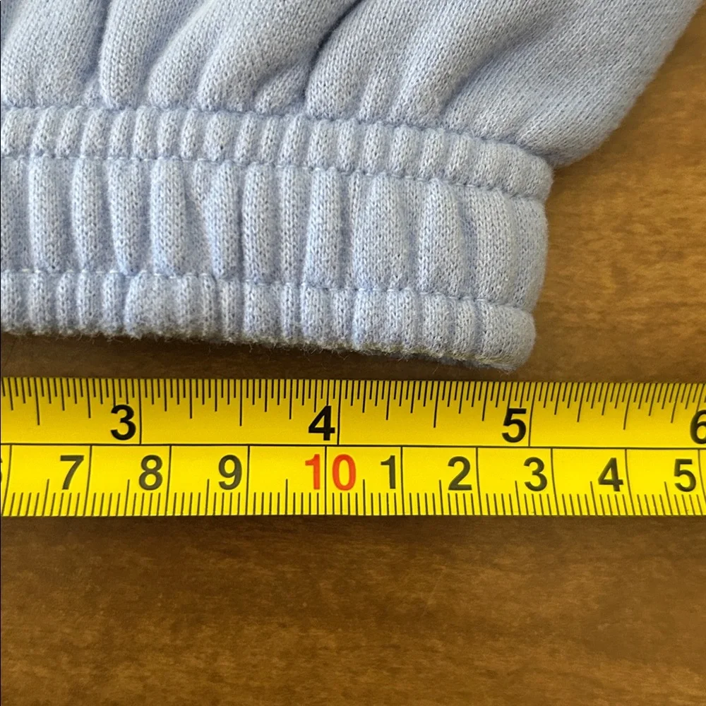 Aritzia Cozy Fleece Mega Sweatpants Dayflower Blue XS Oversized High Rise II